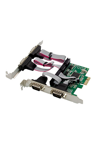 POWERTECH κάρτα επέκτασης PCIe σε 4x RS232 ST310, CH384L
