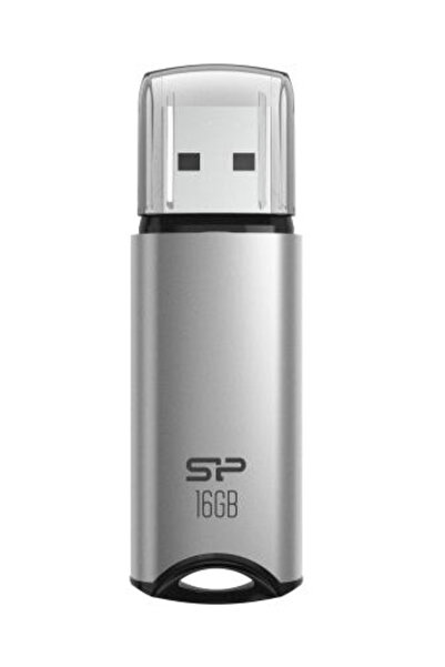 Silicon Power USB Flash Drive Marvel M02, 16GB, USB 3.2, γκρι