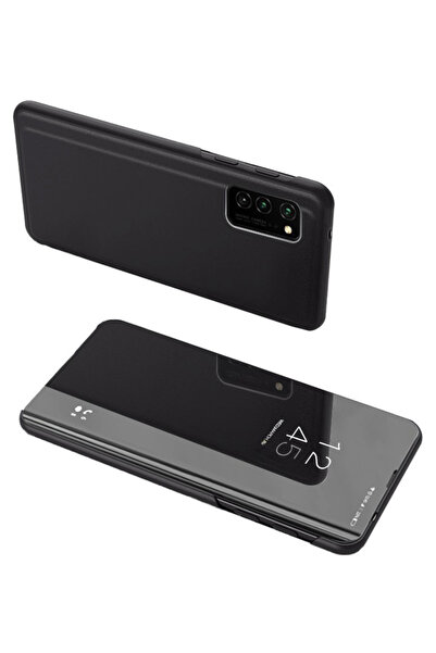 POWERTECH θήκη Clear View MOB-1610 για Samsung Galaxy A02s, μαύρη