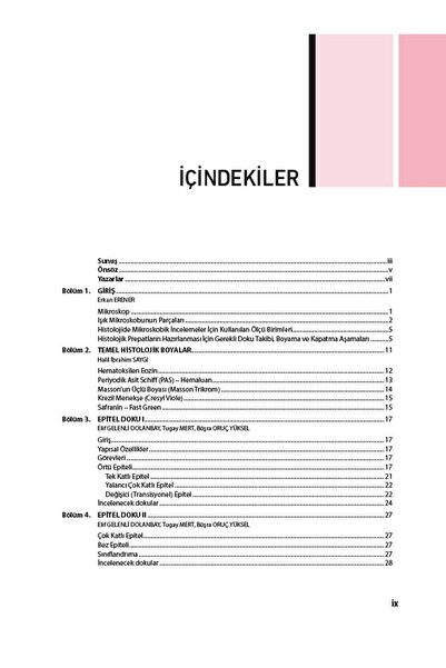 Nobel Tıp Kitabevleri Genel Histoloji Uygulama Kitabı