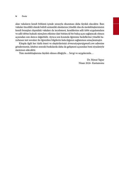 Nobel Tıp Kitabevleri Tüm Hekimler ve Tıp Fakültesi Öğrencileri için Uygulamalı Adli Tıp