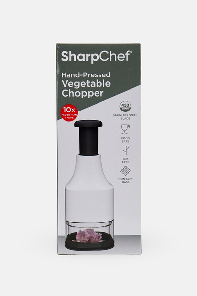 Sharp Chef Hand Pressed Vegetable Chopper, Multicolor