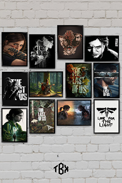 tablomaxtbx 12 Parça The Last Of Us Ellie Joe Kıyamet Sonrası Hayatta Kalma O...