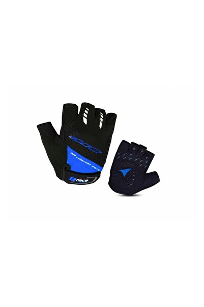 OEM MANUSI B-RACE CU GEL NEGRU/ALBASTRU, L
