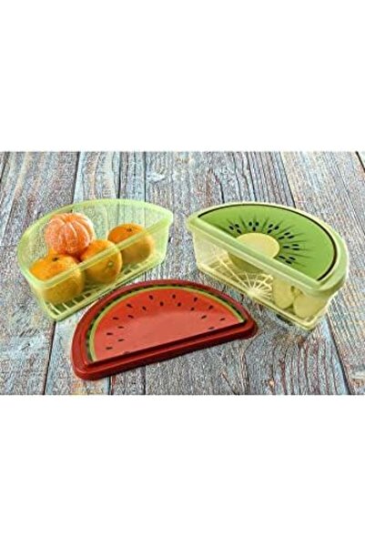 Yıldızan edl shop حاوية تخزين على شكل فاكهة بغطاء ملون edl shop 1290799