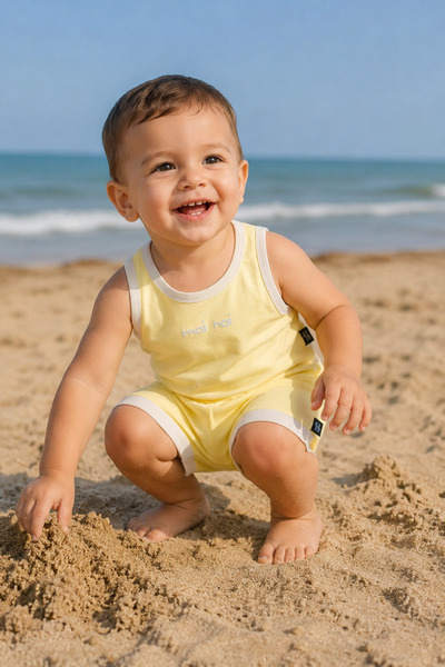 Babyhola Girls and Boys Summer Tank Top Shorts Set