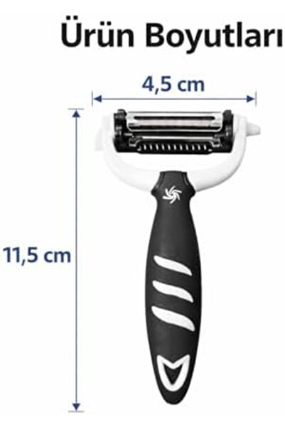 Yıldızan Tua Shop Professional Stainless Steel Vegetable Fruit Peeler Non-Sli...