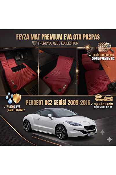 FEYZA OTO PEUGEOT PEJO RCZ SERİSİ 2008-2016 ARACA ÖZEL EVA PASPAS TAKIMI FEYZ...