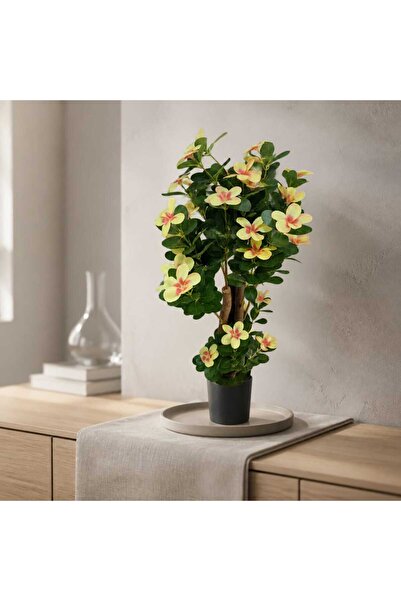 decotoys Copac artificial cu flori 90cm