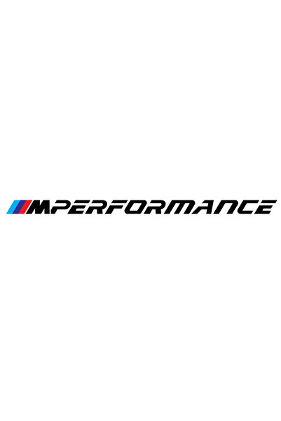 Amo-Stickers Αυτοκόλλητο BMW M PERFORMANCE 40 εκ. Σκούρο γκρι