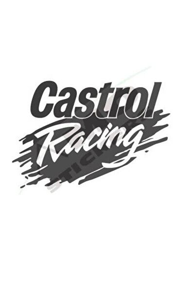 Amo-Stickers Sticker auto Castrol Racing 25cm Verde