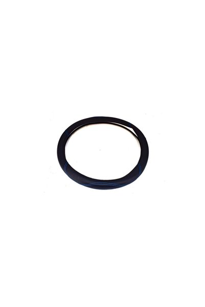 OEM Husa volan auto, textil, marime M 38 cm, negru