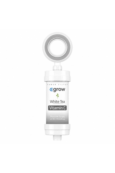 eGROW Set Premium Cap de Dus + Filtru Vitamina C eGROW®, Compatibil universal...