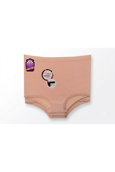 papatya lingerie Modal/Cotton Blend High Waist Basic Panties 3-Pack W-4364-3