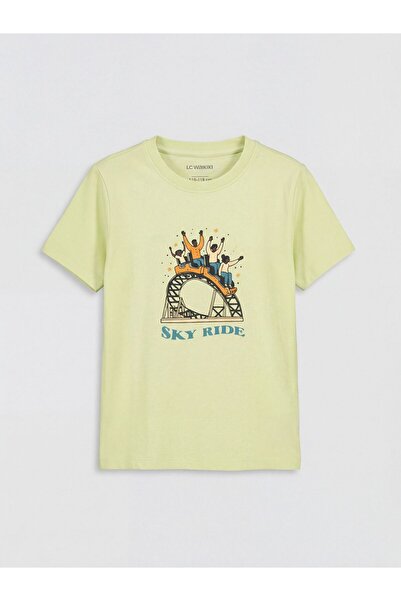 LC Waikiki Crew neck printed boys' t-shirt