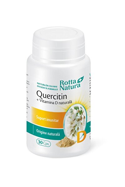 Rotta Natura Quercitin cu Vitamina D Naturala 30cps