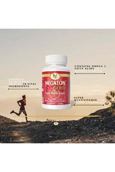 Natural Fervor Megaton Gold Super Multivitamin Supplement 100 Tablets