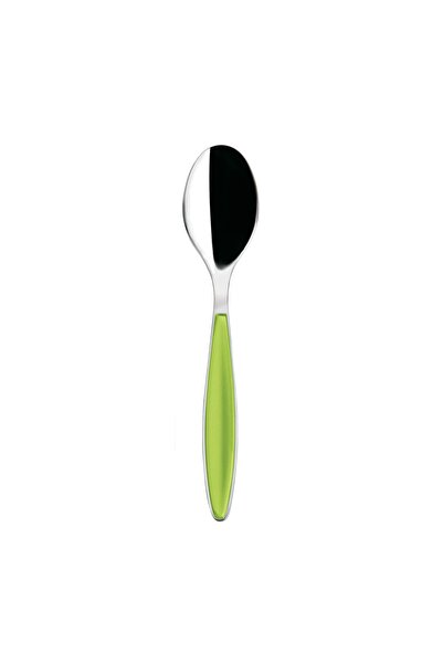 GUZZİNİ Lingura din otel inoxidabil si acril, verde deschis, Feeling -