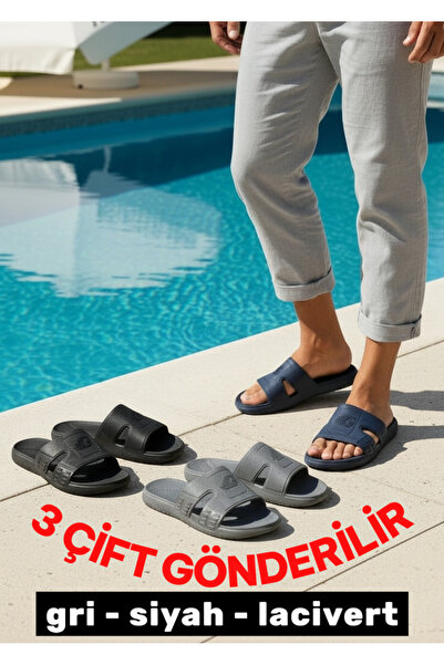 GEZER 3 Color Non-Slip Sole Set.. Sea, Beach, Bathroom, Pool, Wc Non-Slip Dai...