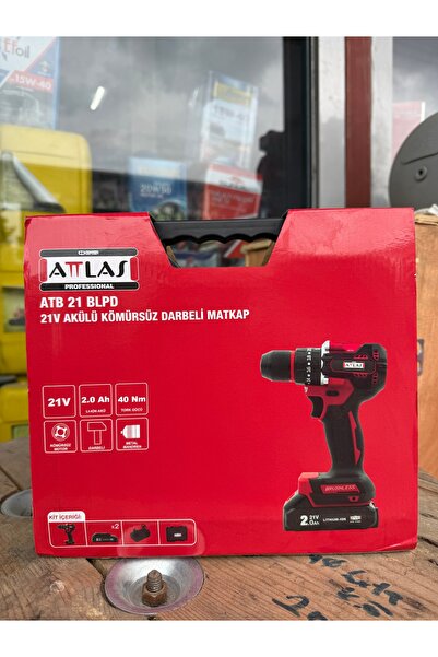 Genel Markalar Atlas ATB 21 BLPD 21V Kablosuz Darbeli Şarjlı Matkap Kömürsüz ...
