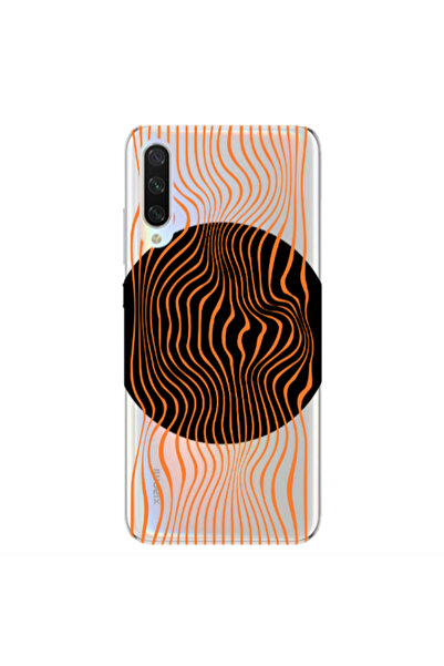 Other Xiaomi Mi 9 Lite Trapezoidal lines Transparent Silicone TPU Θήκη
