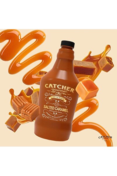Catcher Premium Salted Caramel Flavored 2L Sauce with a Luxurious Salted Cara...
