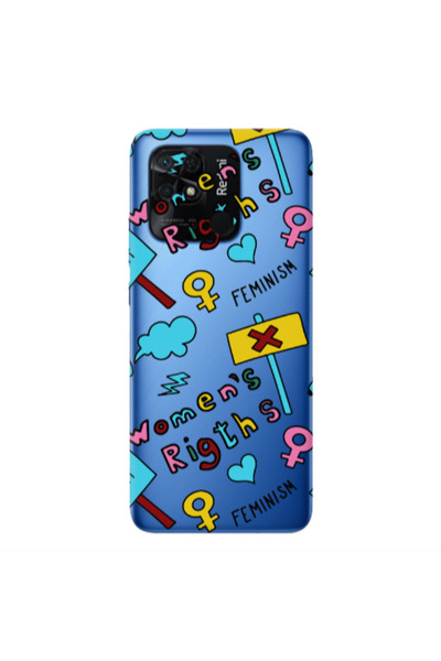 Other Xiaomi Redmi 10C Feminism Transparent Silicone TPU Θήκη