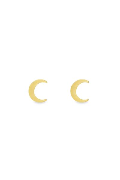 Bijuteria SORELLY Cercei semilună placați cu aur de 14k