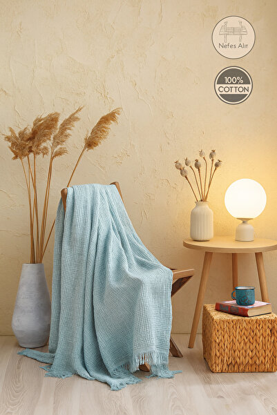 Tabu Home Muselină Turcoaz Piqué – 4 Straturi