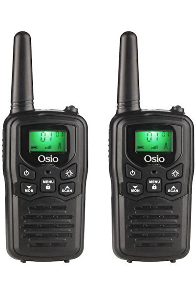 OSIO OPM-1050 Ασύρματος Πομποδέκτης PMR 0.5W με Μονόχρωμη Οθόνη, Σετ 2 τεμαχίων