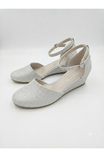 Lideral Modern Design Glitter Detailed Comfortable Women's Sandals with Wedge...