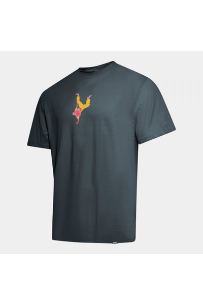 Joma Ανδρικό T-shirt μιμητικό γκρι 2XL