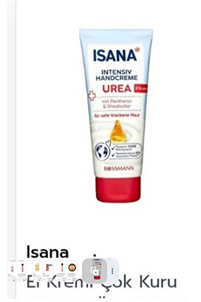 ISANA el kremi üre içerikli çok kuru ciltler için