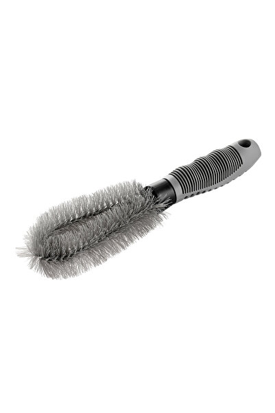 Lawazim Car Cleaning Straight Brush with Nylon Bristles and Textured ABS Hand...