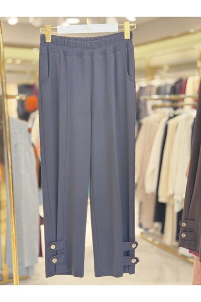 ALANURMODA 3952 two buttons and biritli pants black