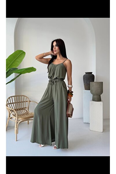 İp Askılı Bluz & Bol Paça Pantolonlu Takım ✨️