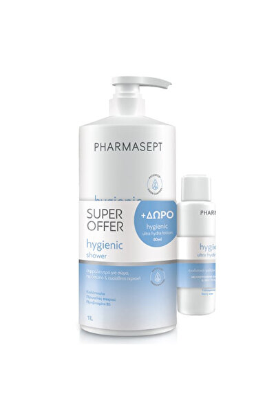 Pharmasept Υγιεινό Αφρόλουτρο 1000ml + Δώρο Ενυδατική Λοσιόν Ultra Hydra 80ml