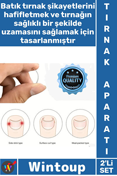 Wintoup #TırnakAparatı Pedikür Bakım Düzeltici Sağlıklı Konforlu Ayak Tırnak ...