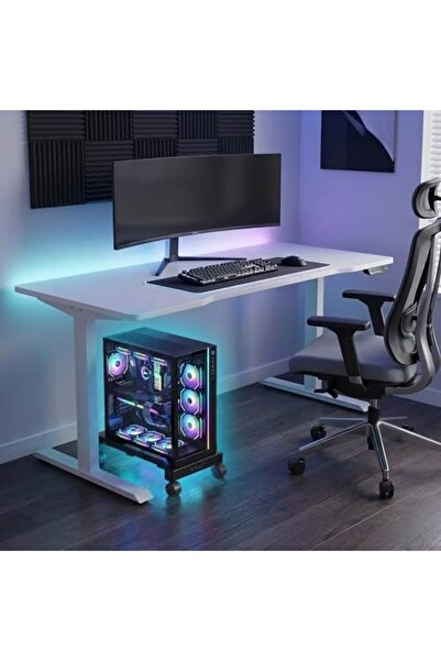 Yıldızan Pazaralanı Store Prexua Roller Tekerli Bilgisayar Kasa Standı - Pc S...