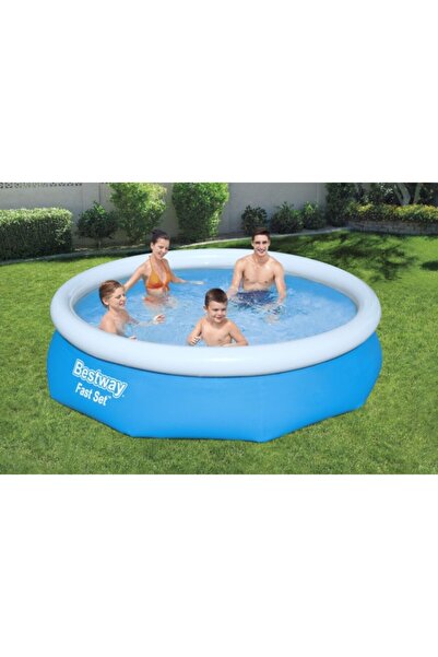 BESTWAY Piscină Supraterană Fast Set 305x76 cm, TriTech 3 Straturi, 3800 Litri
