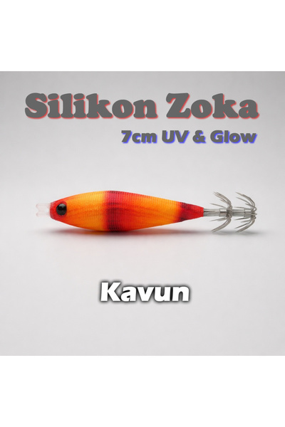 7cm Silikon Kalamar Zokası Zebra Seri