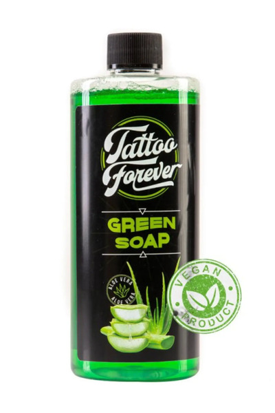 Tattoo Forever Green Soap 400 ml Konsantre Dövme Temizleme Solüsyonu