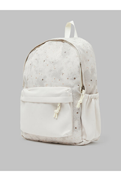 Styli Teen Girls Stars and Moon Print Backpack