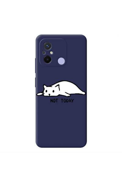 Other Xiaomi Redmi 12C Not Today Dark blue Colored Silicone TPU Θήκη