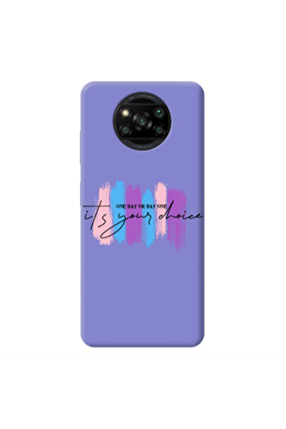 Other Xiaomi Poco X3 /X3 Pro One Day Or Day One Purple Colored Silicone TPU Θήκη