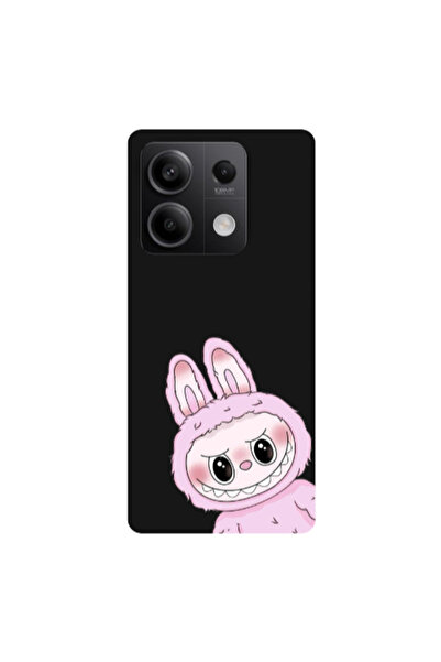 Other Xiaomi Redmi Note 13Pro 5G Labubu 6 Black Colored Silicone TPU Θήκη
