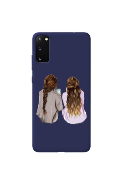 Other Samsung S20 Friends Dark blue Colored Silicone TPU Θήκη