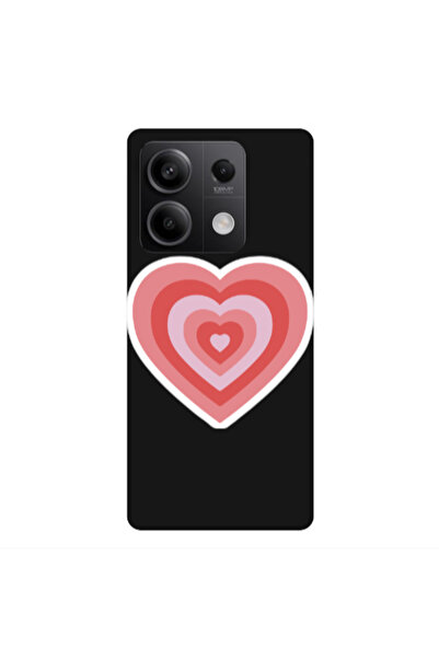 Other Xiaomi Redmi Note 13 5G My Heart Is Yours Black Colored Silicone TPU Θήκη