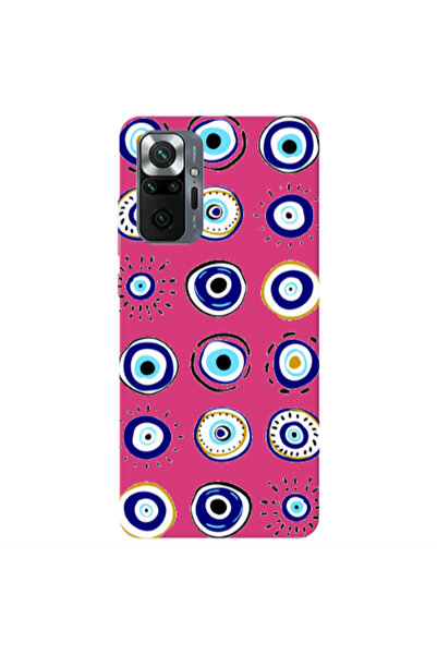 Other Xiaomi Redmi Note 10 Pro 4G Beads Fuchsia Colored Silicone TPU Θήκη