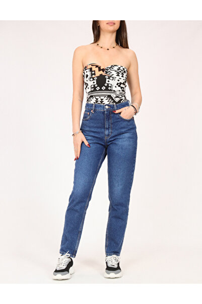Evendi Bodysuit, Black/White